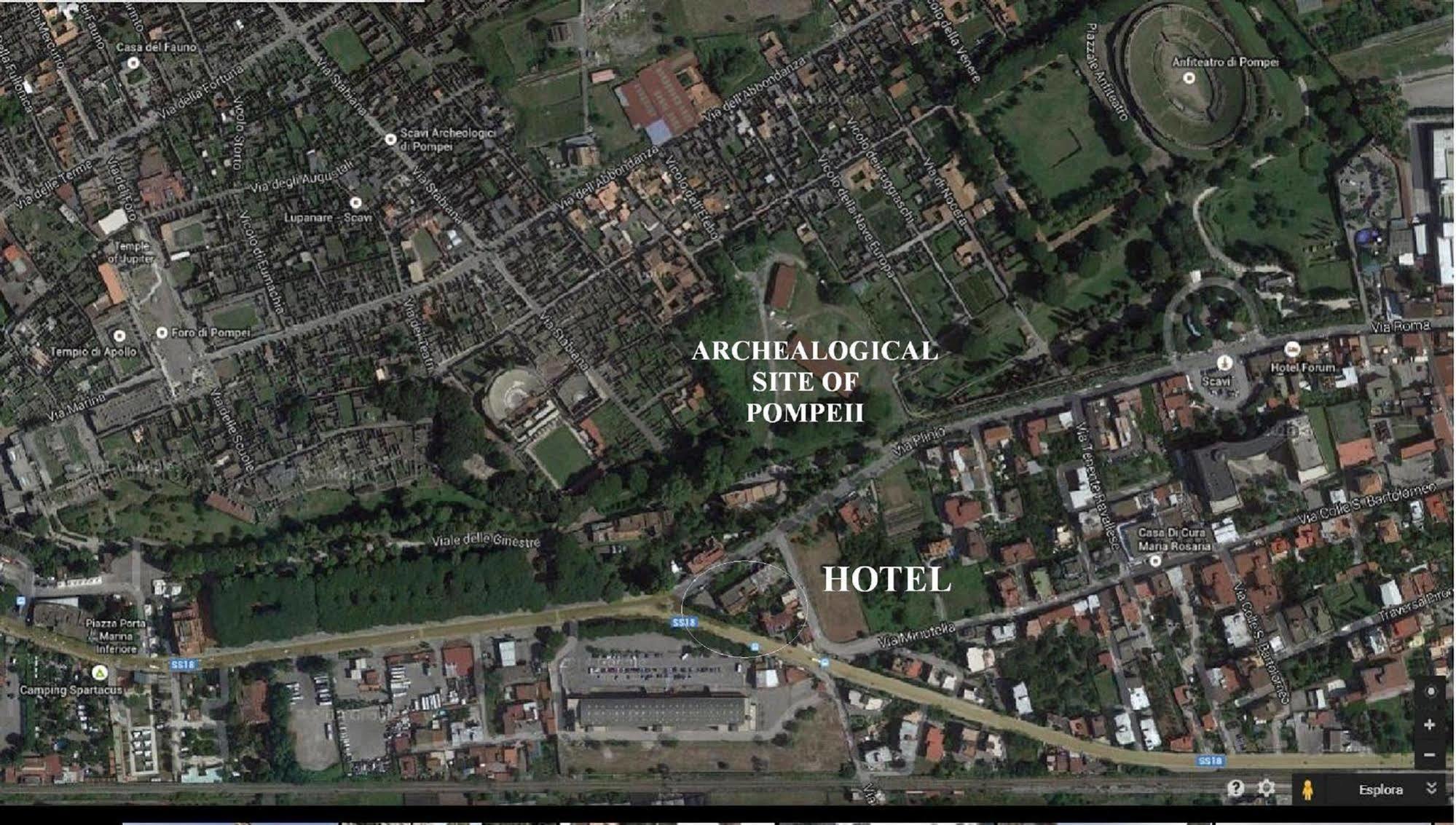 Hotel Degli Amici بومبيي المظهر الخارجي الصورة